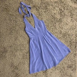 J.Crew 100% Silk Halter Circle Fit & Flare Dress Classic Size 4 #22514 $249.00